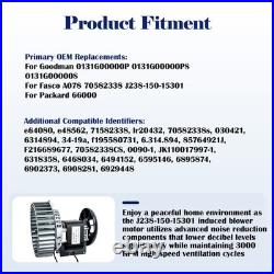 0131G00000PS Furnace Draft Inducer Blower Motor