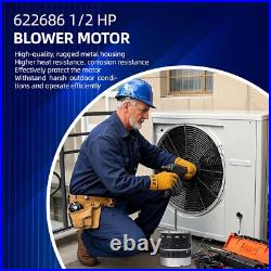 1/2HP Blower Motor 622686 for Nortek Intertherm Miller Maytag Frigidaire Furnace