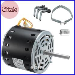 1/2HP Furnace Blower Motor, 1075RPM 5-Speed, 208/230V 2.7A, 48 Frame 3.4 Shaft