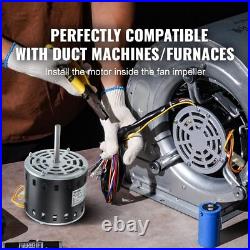 1/2HP Furnace Blower Motor 208/230V 2.7Amps 1075RPM 5 Speeds CWithCCW 48 Frame 1/2HP Furnace Blower Motor 208/230V 2.7Amps 1075RPM 5 Speeds CWithCCW 48 Frame