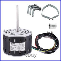 1/3HP Furnace Blower Motor, 110/120V, 4.4A, 1075RPM, 48 Frame, 5.2 Shaft Length
