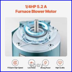 1/4HP Furnace Blower Motor 1725RPM, 115V 5. 2A Belt Drive Blower Motor Single Ph 1/4HP Furnace Blower Motor 1725RPM, 115V 5. 2A Belt Drive Blower Motor Single Ph