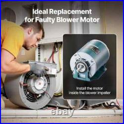 1/4HP Furnace Blower Motor 1725RPM, 115V 5. 2A Belt Drive Blower Motor Single Ph 1/4HP Furnace Blower Motor 1725RPM, 115V 5. 2A Belt Drive Blower Motor Single Ph