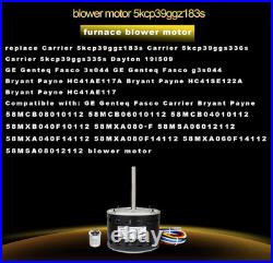 2025 Upgrade 5KCP39GGZ183S Blower Motor replace KCP39GGS336S 5KCP39GGS335S 1/3 H