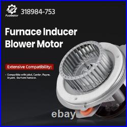 318984-753 HC21ZE117 Furnace Draft Inducer Blower Motor Assembly, Compatible wit