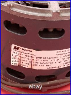 39994B001 F48D48A45 HE3G379N HE3G701N Blower Motor 1/3HP 1075RPM