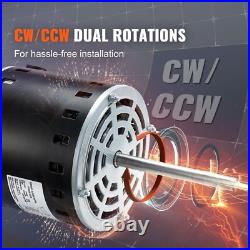 3/4HP Furnace Blower Motor 208-230V 3.85A 1075RPM 5 Speeds CWithCCW Rotation