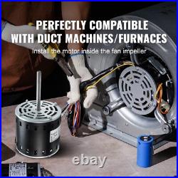 3/4HP Furnace Blower Motor 208-230V 3.85A 1075RPM 5 Speeds CWithCCW Rotation