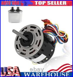 4-Speed Furnace Blower Motor 1/3 HP 115V 1075 RPM Fits For GE & Trane MOT18948