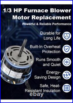 5KCP39GGP993AS 1/3HP 208-230V 1075RPM Blower Motor Replaces GE Genteq 5KCP39GGY9
