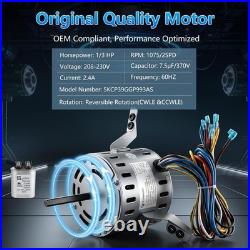 5KCP39GGP993AS Blower Fan Motor 1/3 HP 203-230V 1075RPM 2-Speed