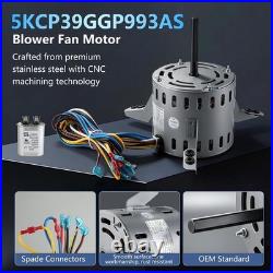5KCP39GGP993AS Blower Fan Motor 1/3 HP 203-230V 1075RPM 2-Speed