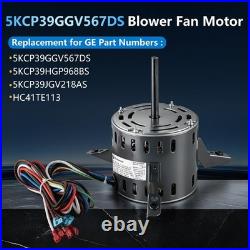 5KCP39GGV567DS Furnace Blower Motor 1/3 HP 115V 1075RPM 3-Speed For GE