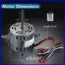 5KCP39GGV567DS Furnace Blower Motor 1/3 HP 115V 1075RPM 3-Speed For GE