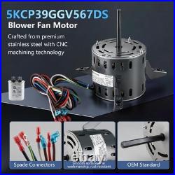 5KCP39GGV567DS Furnace Blower Motor 1/3 HP 115V 1075RPM 3-Speed For GE