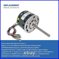 5KCP39GGZ183S Blower Fan Motor 1/3 HP 115V Replacement Carrier 5KCP39GGS335S, 336