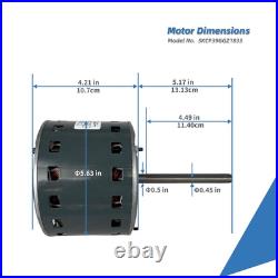 5KCP39GGZ183S Blower Fan Motor 1/3 HP 115V Replacement Carrier 5KCP39GGS335S, 336