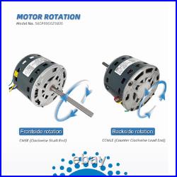 5KCP39GGZ183S Blower Fan Motor 1/3 HP 115V Replacement Carrier 5KCP39GGS335S, 336