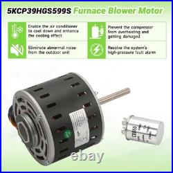 5KCP39HGS599S 1/3 HP 4Spd Furnace Blower Motor for GE, Trane, American Standard