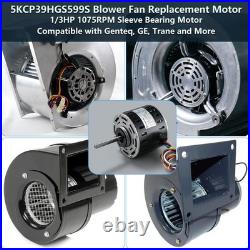 5KCP39HGS599S Blower Fan Motor 1/3 HP 115V 1075RPM 4-Speed, Furnace Blower Fan