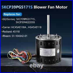 5KCP39PGS171S Blower Fan Motor 3/4 HP 115V 1075RPM 4-Speed, Furnace Blower Fan