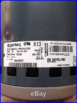 5SME39HX(L213) (HD44AR237)- Genteq 1/2 HP 230v X13 Furnace Blower Motor