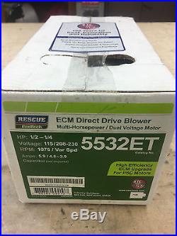 5.6 OAO BPM Rescue EcoTech Direct Drive Blower Motor 1/2 1/3 1/4 HP FURNACE