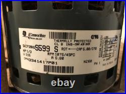 5kcp39hgs599s Furnace Blower Motor 115 V 1/3 HP 1075rpm 4 Spd Ready To Install