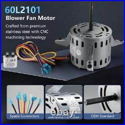 60L2101 Blower Fan Motor 1/3 HP 115V 1075RPM 4-Speed Replaces Lennox 60L21