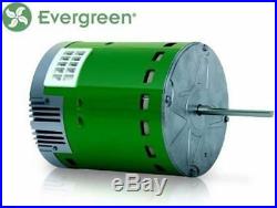 6105E Genteq Evergreen 1/2 HP 115 Volt Replacement X-13 Furnace Blower Motor
