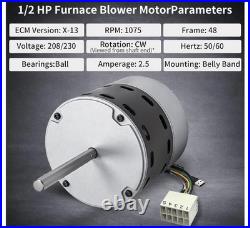 6205E 1/2 HP ECM X-13 Furnace Blower Motor