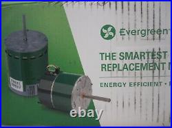 6205E Genteq Evergreen 1/2 HP 208-230 Volt Replacement X-13 Furnace Blower Motor