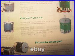 6210E Genteq Evergreen 1 HP 208-230 Volt Replacement X-13 Furnace Blower Motor
