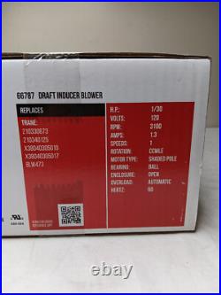 66787 Furnace Inducer Blower Motor for Trane BLW01437 210330673 210340125 66787 Furnace Inducer Blower Motor for Trane BLW01437 210330673 210340125