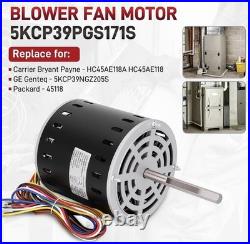 694-5KCP39PGS171S 3/4HP Furnace Blower Motor 115V 8.35A 1075RPM 4-Speed