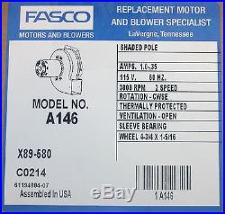 A146 Fasco Furnace Blower Motor fits Trane 7021-7986 7021-10283 7021-8925