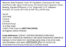 AOSmith 4KA38, 5-5/8 Dia. Furnace-Air Handler-Blower Motor 3/4 HP