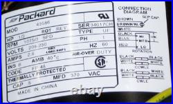Air Handler Furnace HVAC Blower Motor 43586 1/3 HP 1075/3 RPM 208 230 V