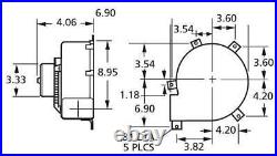 B47120 Fasco Centrifugal Blower Motor 180 CFM 3 Speed