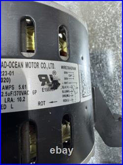 BROAD OCEAN YDK-250L63223-01 Furnace Blower Motor 115V 1/3HP 4SPD 0131F00020 BROAD OCEAN YDK-250L63223-01 Furnace Blower Motor 115V 1/3HP 4SPD 0131F00020