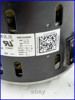 BROAD OCEAN YDK-250L63223-01 Furnace Blower Motor 115V 1/3HP 4SPD 0131F00020