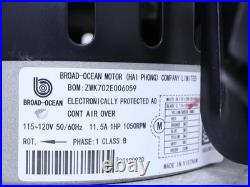 BROAD OCEAN ZWK702E006059 Furnace Blower Motor ECM 1HP 115-120V KMSAH011C49 CCW BROAD OCEAN ZWK702E006059 Furnace Blower Motor ECM 1HP 115-120V KMSAH011C49 CCW