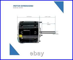Blower Motor 1/2 HP 1075 RPM 3 Speed 115V DL1056 Furnace HVAC Fan Motor