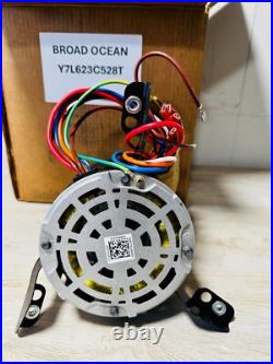 Broad-Ocean Y7L623C528T Furnace Blower Motor 0131F00041 1075RPM 1/3HP 115V 4SPD