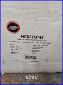 Carrier Hc52tq145 Furnace Blower Motor 1 HP 115v 1075 RPM 5 Speed 48y