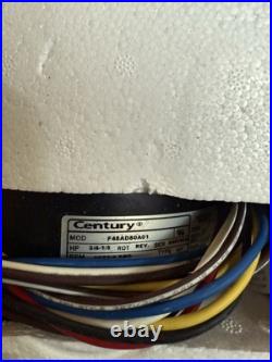 Century F48AD80A01 Furnace Blower Motor 3/4HP 1075RPM 4SPD 115V 1PH FDL6002A Century F48AD80A01 Furnace Blower Motor 3/4HP 1075RPM 4SPD 115V 1PH FDL6002A