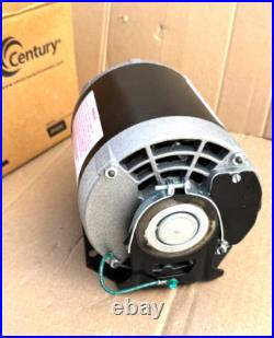 Century GF2024 1/4HP 1725 RPM 48 Frame 115V Belt Drive Furnace Motor