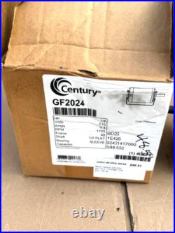 Century GF2024 1/4HP 1725 RPM 48 Frame 115V Belt Drive Furnace Motor