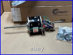 Century RAL1024 HVAC Blower Motor 1/4HP 115V 1625RPM 48Y Double Dual Shaft