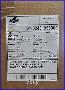 Coleman/York/Source 1, S1-02431950000 1/3 HP, 115V, Blower Motor. NOS